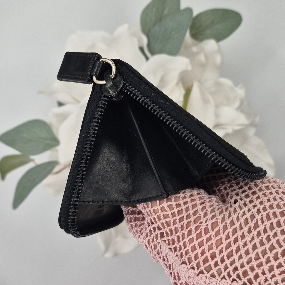 Authentic MINT CONDITION PRADA Black Zip-Around Wallet - Picture 11 of 11